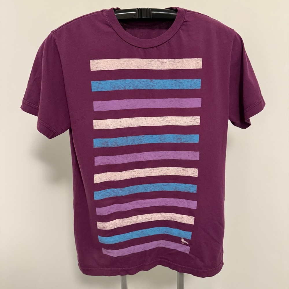 Modern Amusement Purple Striped Tee